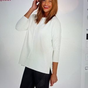 Spanx super soft, Perfect Length Top, Dolman 3/4 Sleeve XL, White